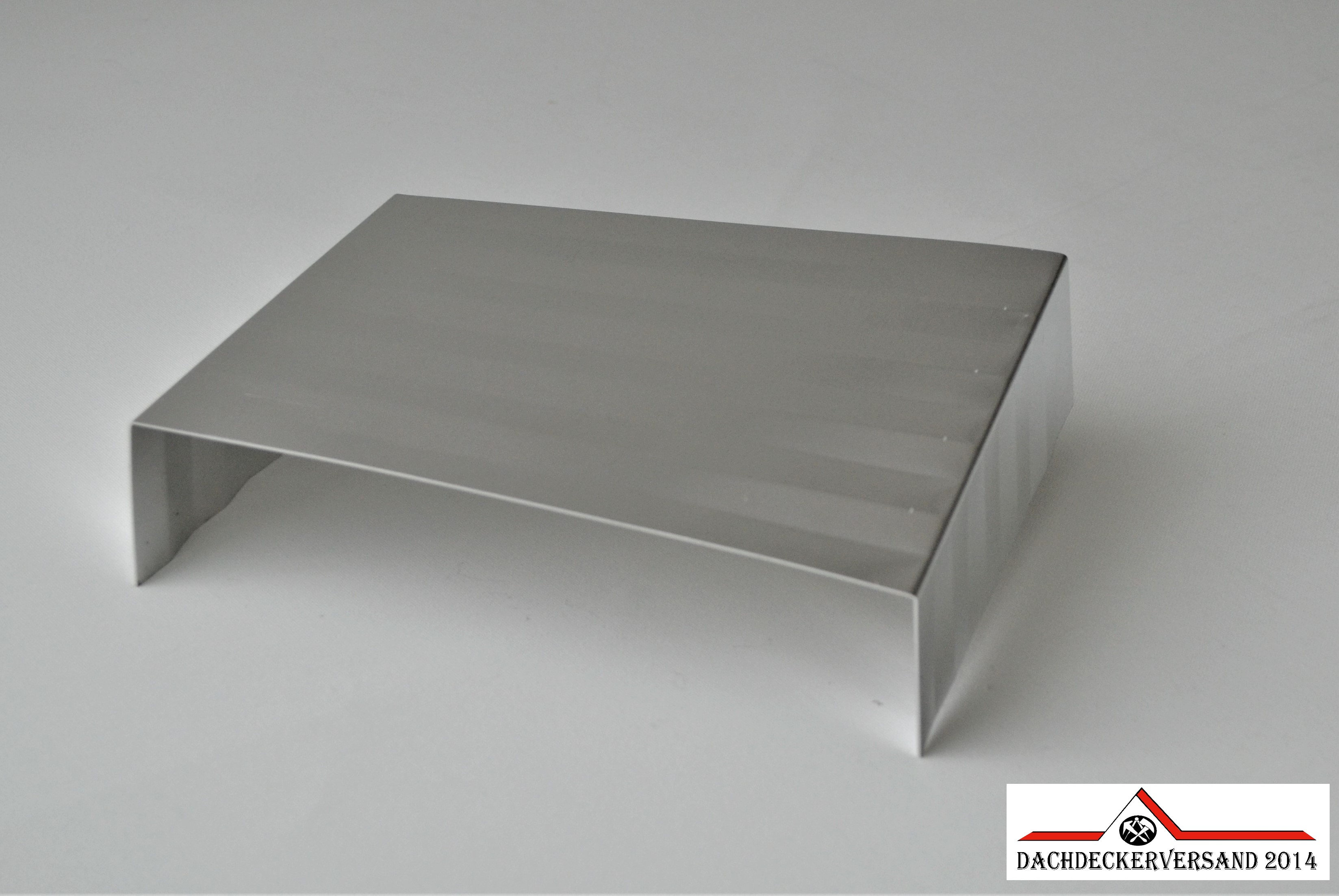 Mauerabdeckung Attika Blech UDS Verbinder (Rot) – Verbindungselement Für Dachabdeckungen, Zuschnitt 50 Cm, Materialstärke 0,8 Mm